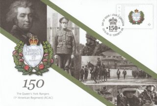 2016 Canada #S113 The Queens York Rangers (1st American Regiment) (RCAC), 150th Anniversary SEC