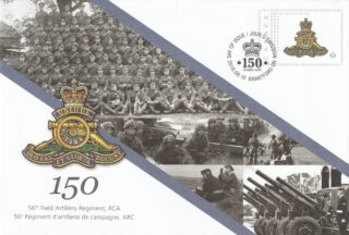2016 Canada #S115 56th Field Artillery Regiment, RCA, 150th Anniversary SEC