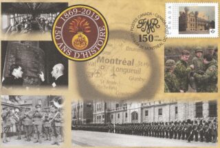 2019 Canada #S121 Fusiliers Mont-Royal, 100th Anniversary (1869 - 2019) SEC