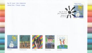 2013 Canada #B20 Floating Adrift, by Ezra Peters FDC