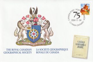 2004 Canada #S65 The Royal Canadian Geographical Society 75th Anniversary (1929 - 2004) SEC